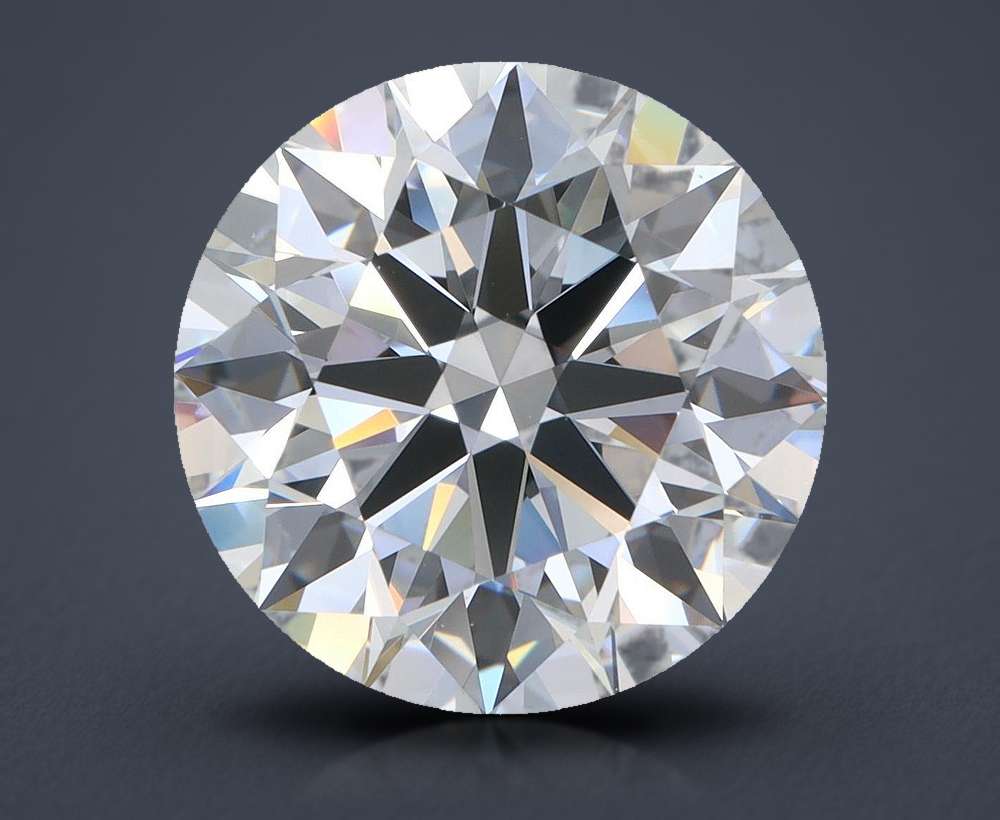 4.68ct D VS2 Rare Carat Ideal Cut Round Lab Grown Diamond