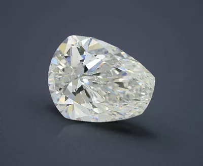 5.86ct E VS2 Rare Carat Ideal Cut Pear Lab Grown Diamond