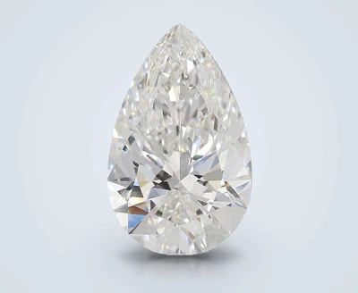 7.07ct E VVS2 Rare Carat Ideal Cut Pear Lab Grown Diamond