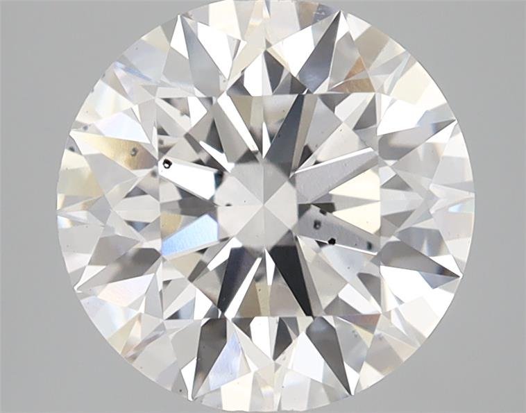 3.06ct E SI1 Rare Carat Ideal Cut Round Lab Grown Diamond
