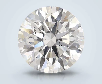 3.06ct E SI1 Rare Carat Ideal Cut Round Lab Grown Diamond