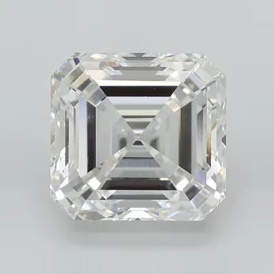 10.70ct F VVS2 Rare Carat Ideal Cut Asscher Lab Grown Diamond