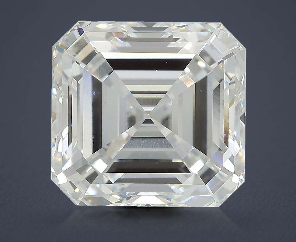 10.70ct F VVS2 Rare Carat Ideal Cut Asscher Lab Grown Diamond