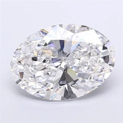 3.00ct D VS1 Very Good Cut Oval Lab Grown Diamond