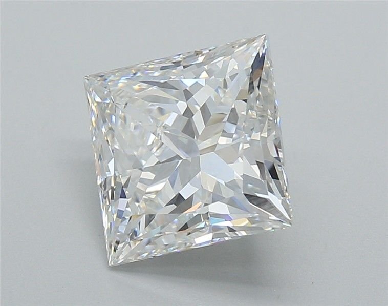 3.02ct E VS1 Rare Carat Ideal Cut Princess Lab Grown Diamond