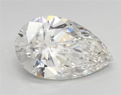 4.20ct F VVS2 Rare Carat Ideal Cut Pear Lab Grown Diamond