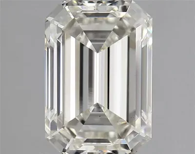 2.39ct I VS2 Rare Carat Ideal Cut Emerald Lab Grown Diamond
