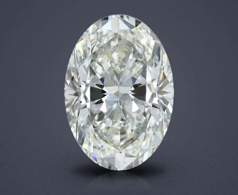 3.02ct I VS1 Very Good Cut Oval Diamond