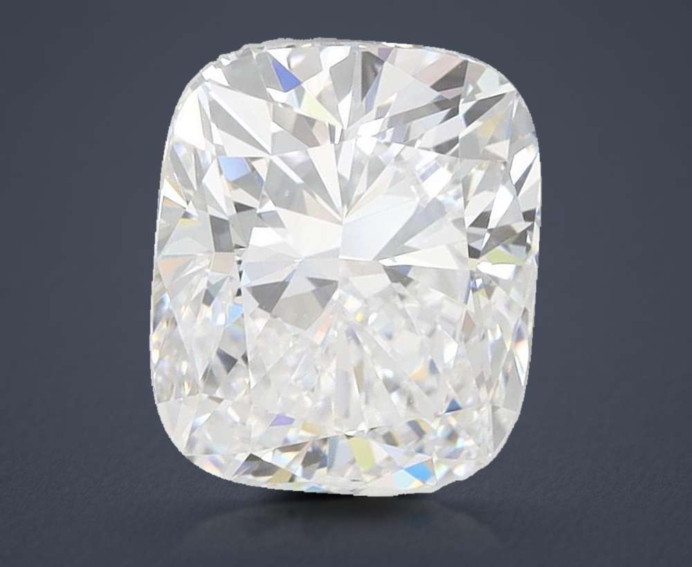 2.07ct D VVS1 Rare Carat Ideal Cut Cushion Lab Grown Diamond