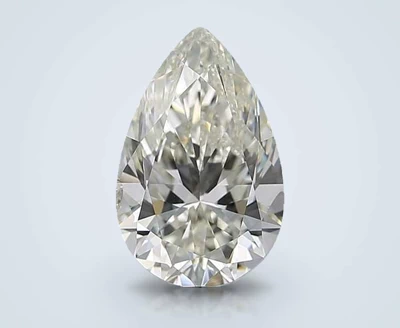 4.01ct I SI1 Rare Carat Ideal Cut Pear Diamond