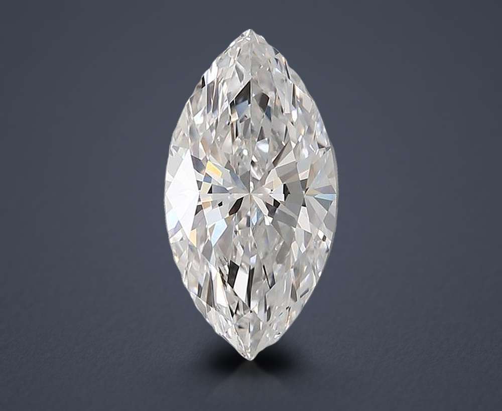 2.09ct E VVS2 Rare Carat Ideal Cut Marquise Lab Grown Diamond