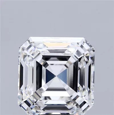 7.10ct E VS1 Rare Carat Ideal Cut Asscher Lab Grown Diamond