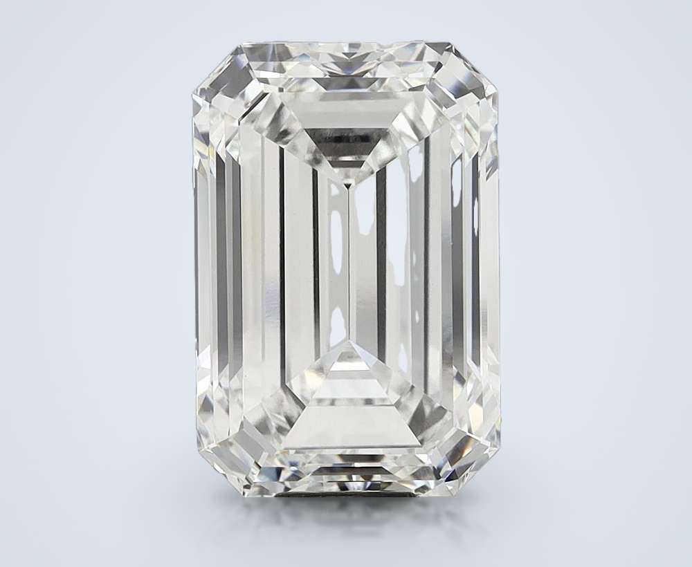 18.09ct F VVS2 Rare Carat Ideal Cut Emerald Lab Grown Diamond
