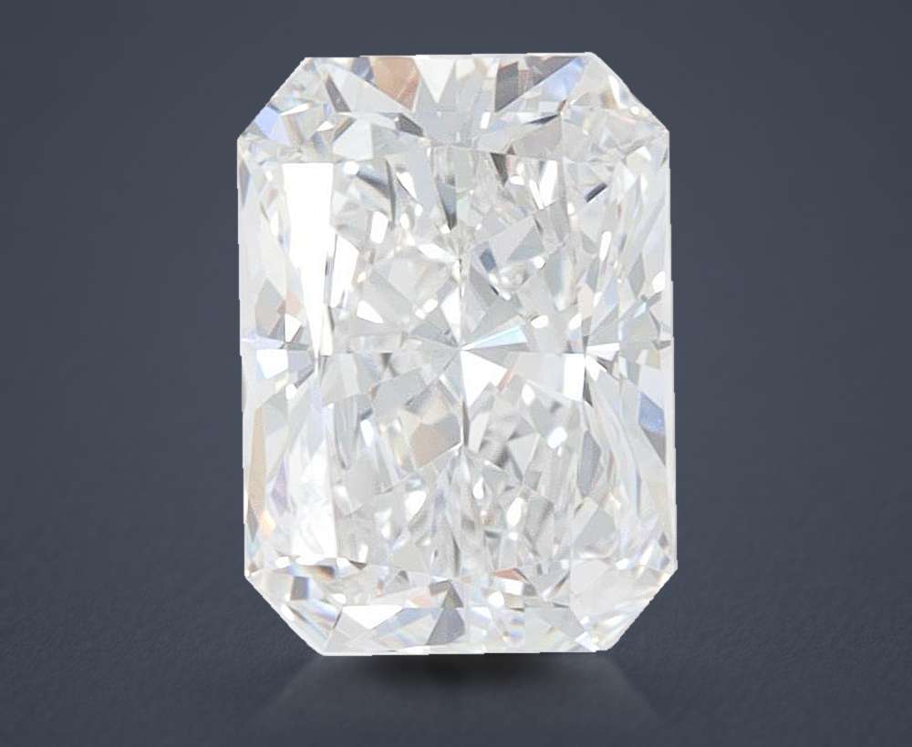 2.03ct D VVS1 Rare Carat Ideal Cut Radiant Lab Grown Diamond