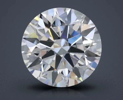 4.09ct D VS2 Rare Carat Ideal Cut Round Lab Grown Diamond