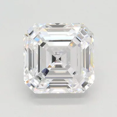 2.00ct D VS1 Rare Carat Ideal Cut Asscher Lab Grown Diamond