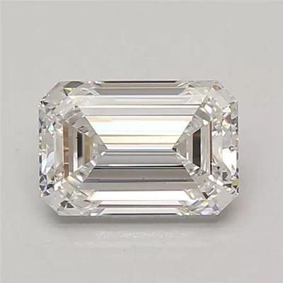 1.79ct D VS1 Rare Carat Ideal Cut Emerald Lab Grown Diamond