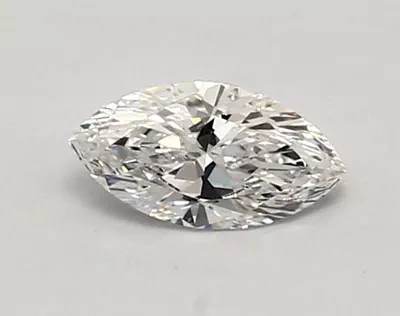 0.59ct D VVS2 Rare Carat Ideal Cut Marquise Lab Grown Diamond