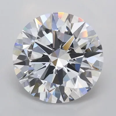 2.01ct D FL Rare Carat Ideal Cut Round Lab Grown Diamond