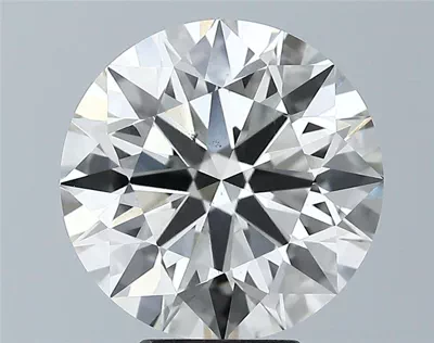5.26ct I VS2 Ideal Cut Round Lab Grown Diamond