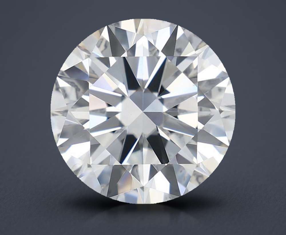 3.96ct H VS2 Excellent Cut Round Diamond