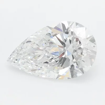 1.08ct D VVS1 Rare Carat Ideal Cut Pear Lab Grown Diamond
