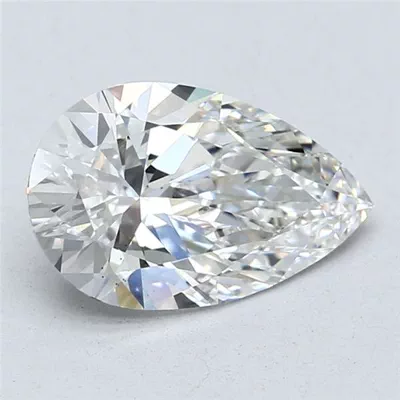 2.05ct D VS2 Rare Carat Ideal Cut Pear Lab Grown Diamond