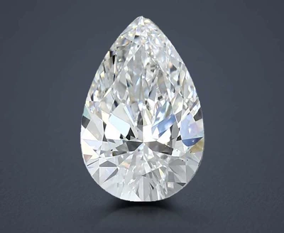 2.05ct D VS2 Rare Carat Ideal Cut Pear Lab Grown Diamond