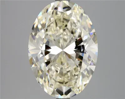 4.01ct K SI1 Rare Carat Ideal Cut Oval Diamond