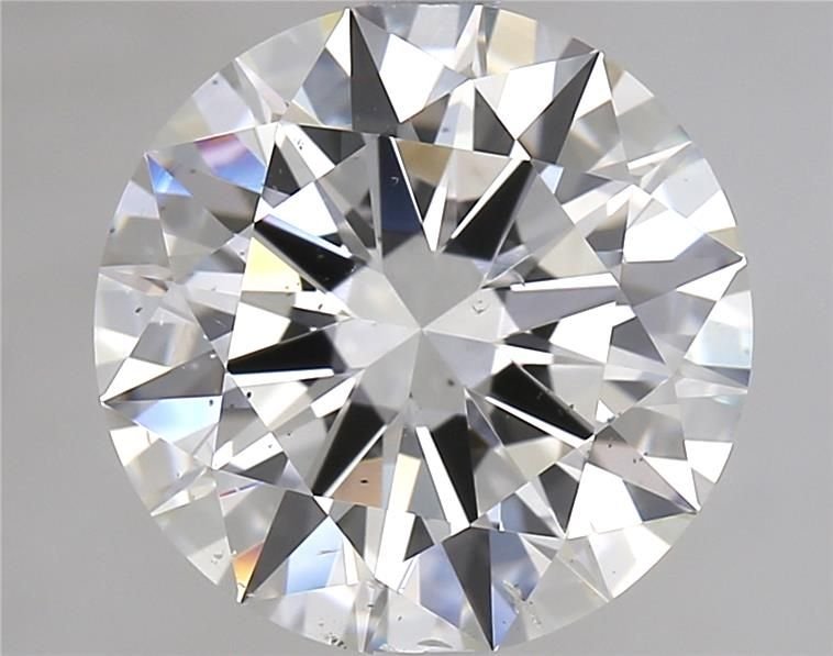3.03ct F SI1 Rare Carat Ideal Cut Round Diamond