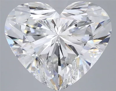 10.04ct F SI1 Rare Carat Ideal Cut Heart Lab Grown Diamond