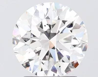 2.13ct E SI1 Rare Carat Ideal Cut Round Lab Grown Diamond