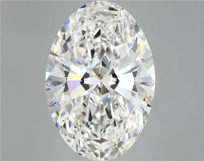 12.21ct F VVS2 Rare Carat Ideal Cut Oval Lab Grown Diamond