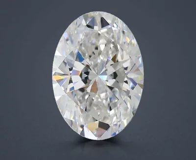 2.09ct D VS1 Rare Carat Ideal Cut Oval Lab Grown Diamond