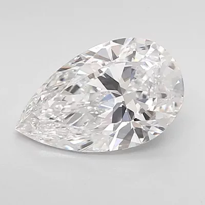 1.56ct E VS1 Rare Carat Ideal Cut Pear Lab Grown Diamond