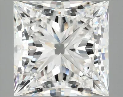 8.19ct E VVS2 Rare Carat Ideal Cut Princess Lab Grown Diamond