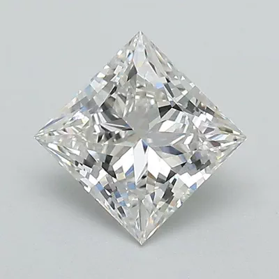 1.04ct E VS1 Rare Carat Ideal Cut Princess Lab Grown Diamond