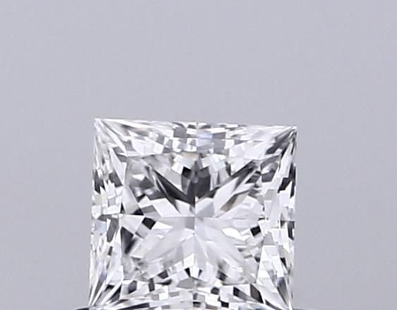 0.50ct D VVS2 Very Good Cut Princess Lab Grown Diamond