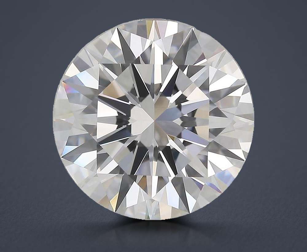 4.09ct D VVS1 Rare Carat Ideal Cut Round Diamond