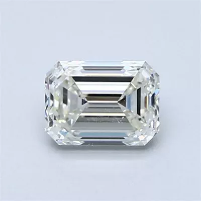 0.90ct J VVS2 Very Good Cut Emerald Diamond