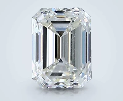 0.90ct J VVS2 Very Good Cut Emerald Diamond