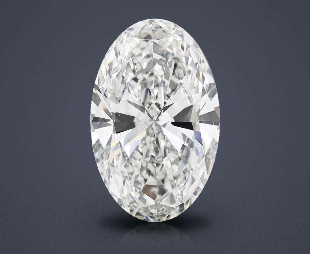 15.06ct G VS1 Very Good Cut Oval Lab Grown Diamond