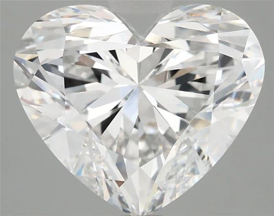 6.10ct E VVS2 Rare Carat Ideal Cut Heart Lab Grown Diamond