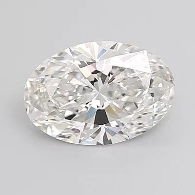 3.01ct F VVS2 Rare Carat Ideal Cut Oval Lab Grown Diamond