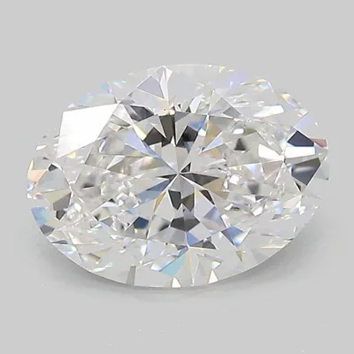 2.09ct D VVS2 Very Good Cut Oval Lab Grown Diamond