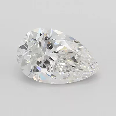 3.02ct E VS1 Very Good Cut Pear Lab Grown Diamond