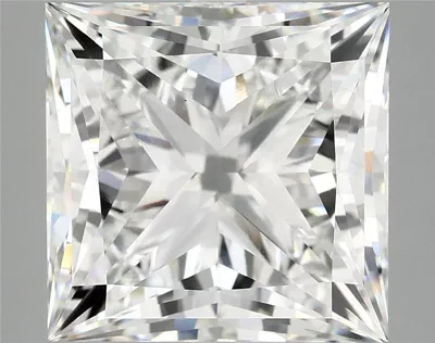 8.26ct E VVS2 Rare Carat Ideal Cut Princess Lab Grown Diamond