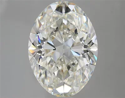 4.03ct J SI1 Very Good Cut Oval Diamond