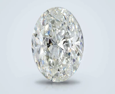 3.03ct I SI2 Rare Carat Ideal Cut Oval Diamond