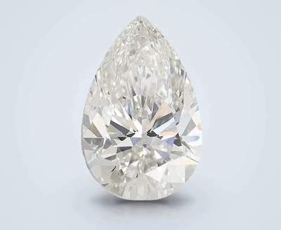 4.09ct F VVS2 Rare Carat Ideal Cut Pear Lab Grown Diamond